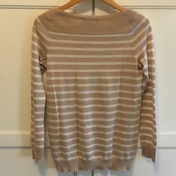 Ann Taylor Loft striped tunic sweater S - Picture 2 of 6
